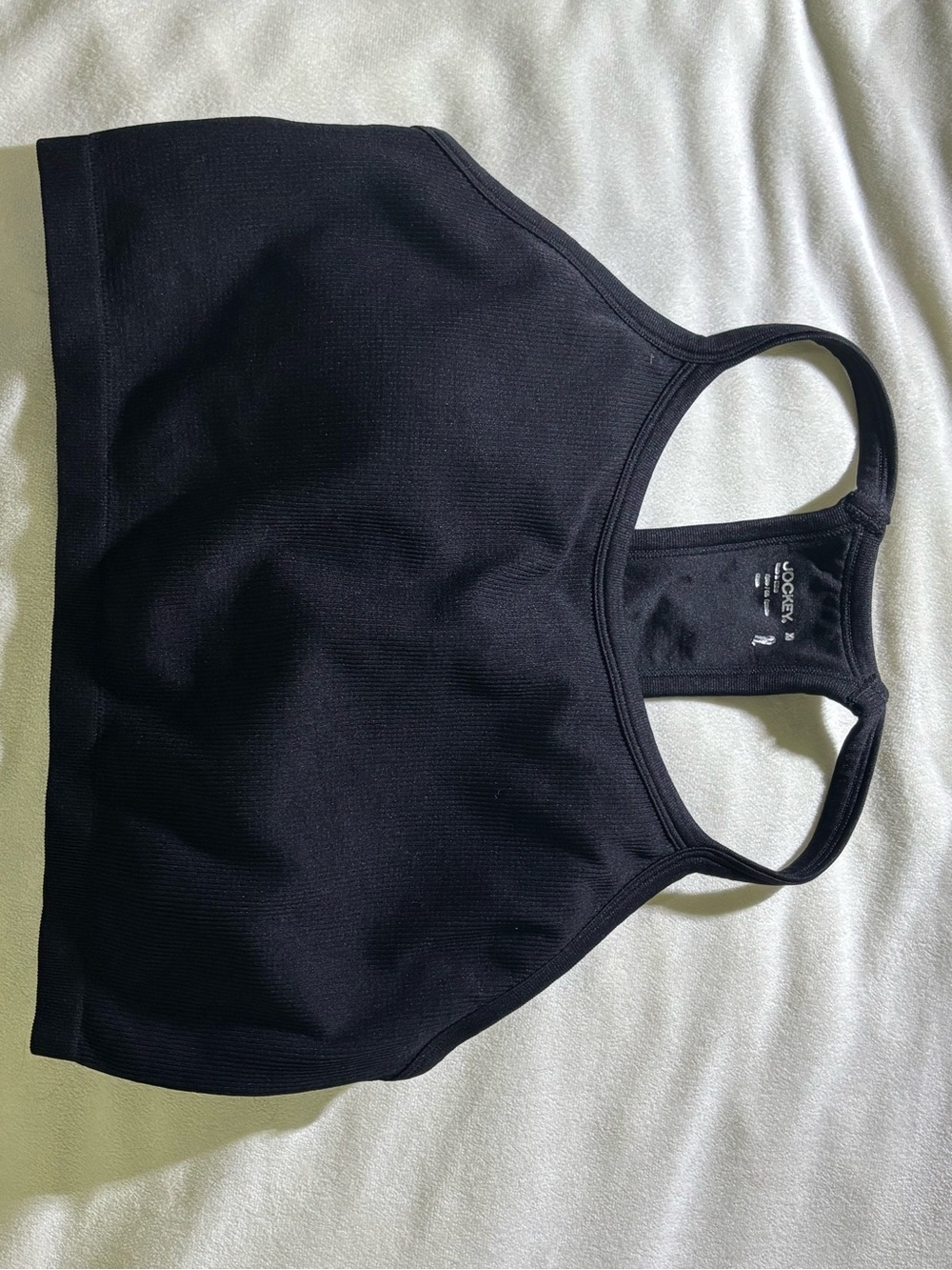 Jockey Black Racerback Bralette